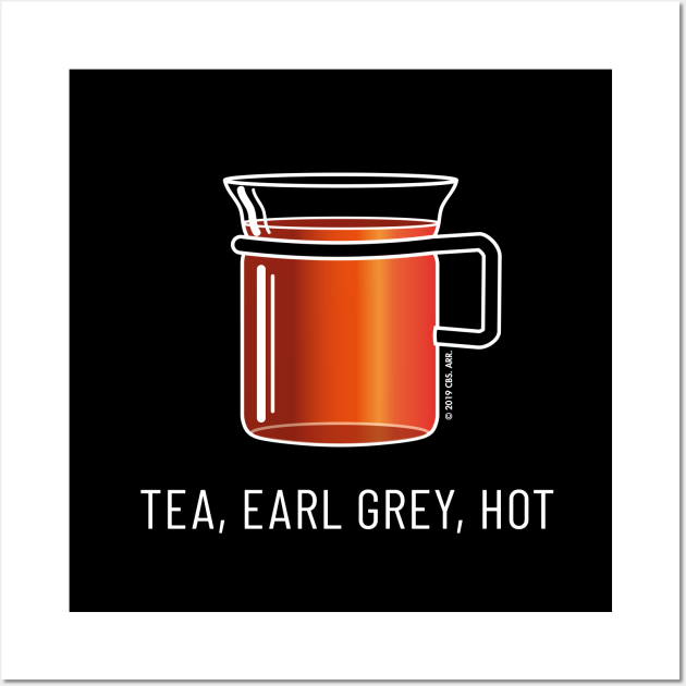 Tea, Earl Grey, Hot Captain Picard, Star Trek TNG, (dark backgrounds